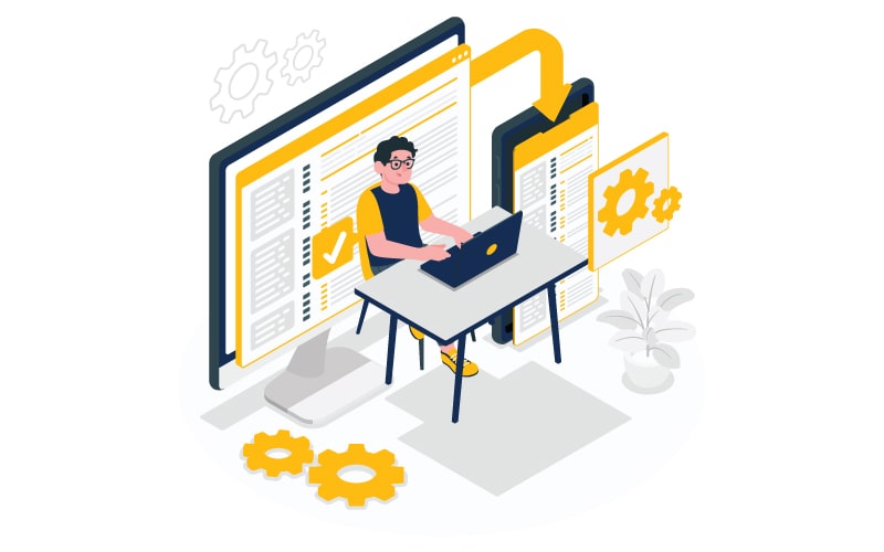 develop flutter app