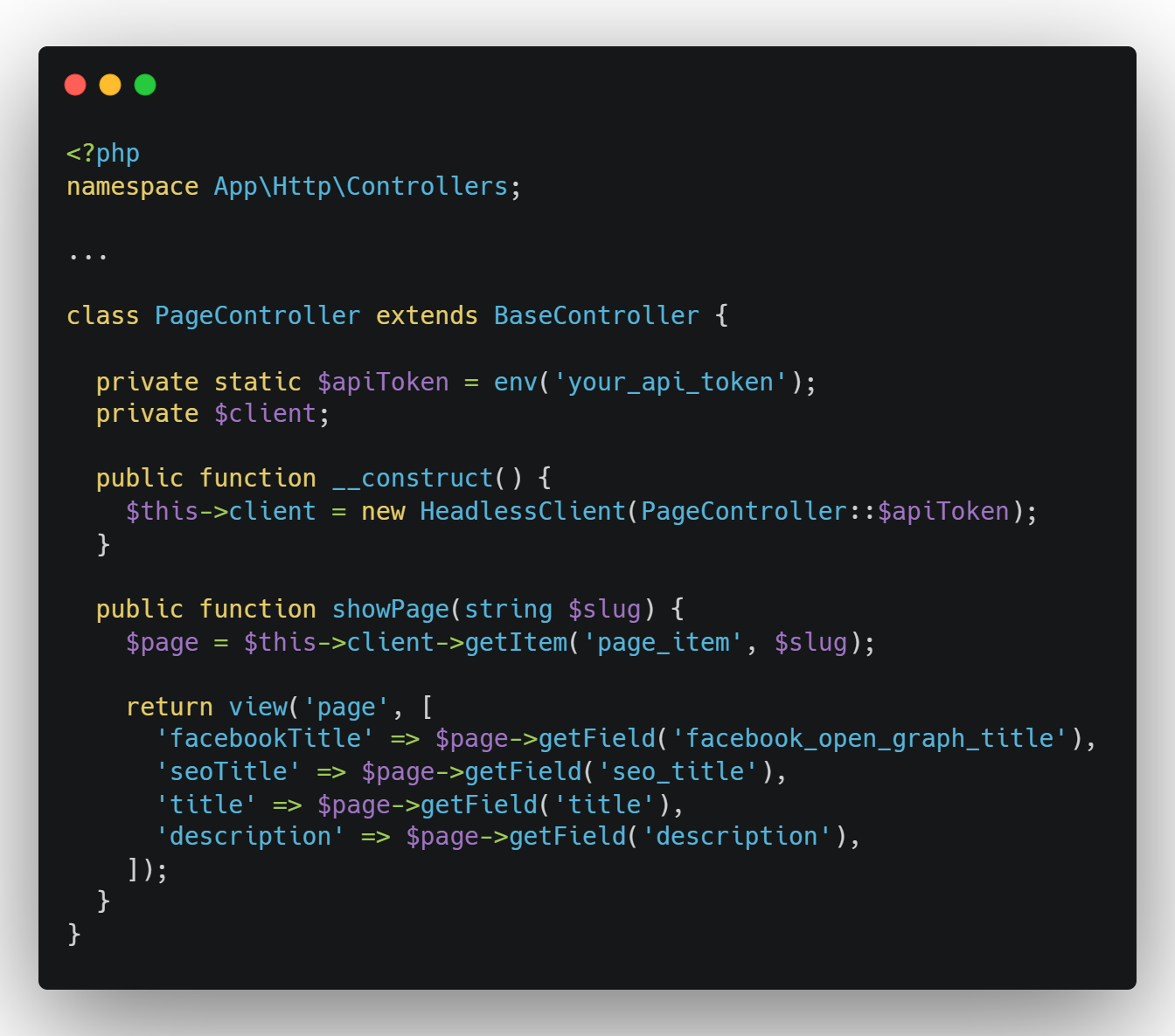 Laravel Integration with Headless CMS