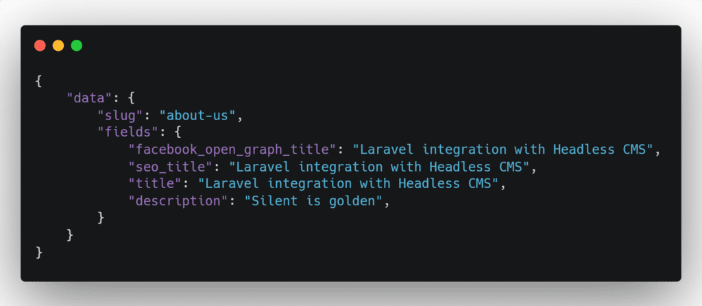 Headless CMS with Laravel 