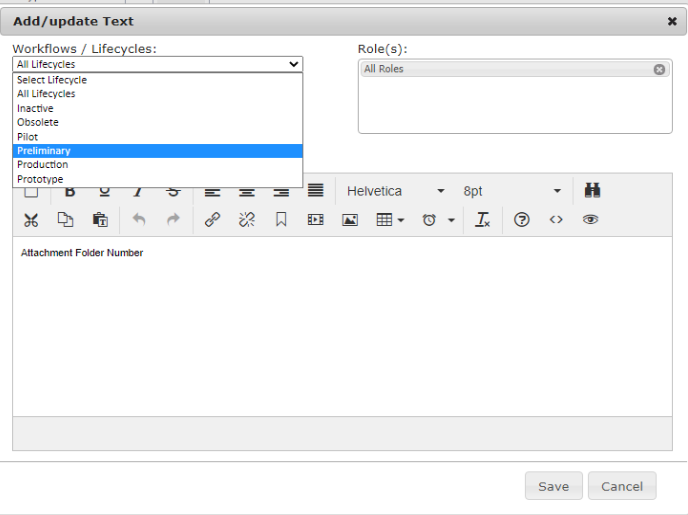 Conditional Tooltips on Lifecycle/Workflow Status