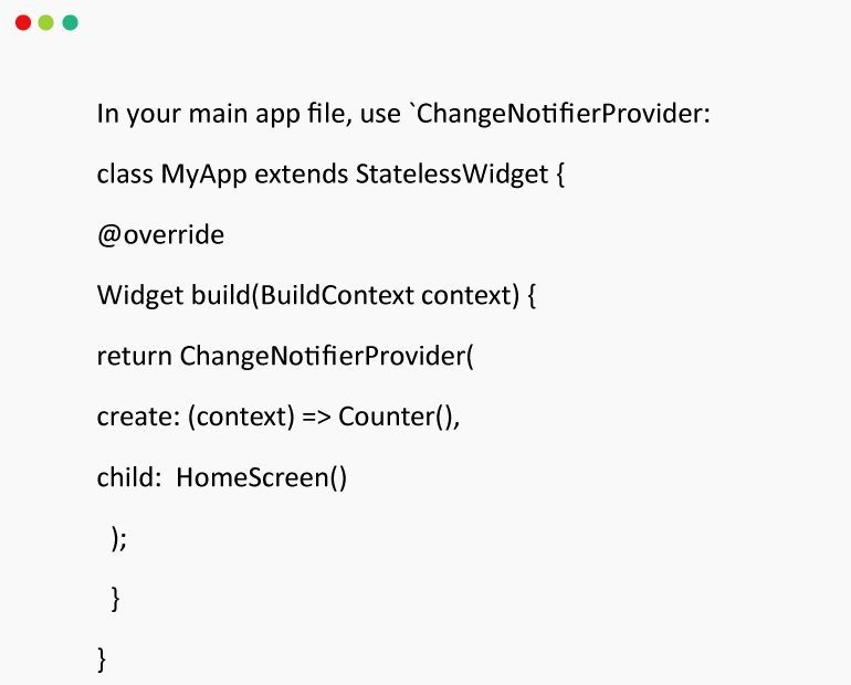 change notifier provider 