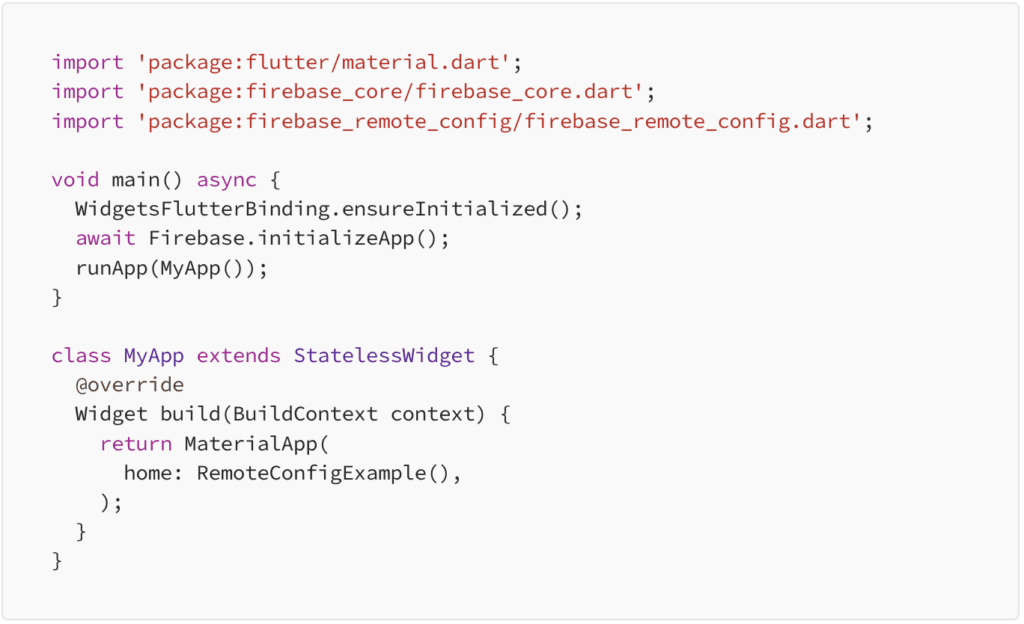 Inicijuoti „Firebase“.