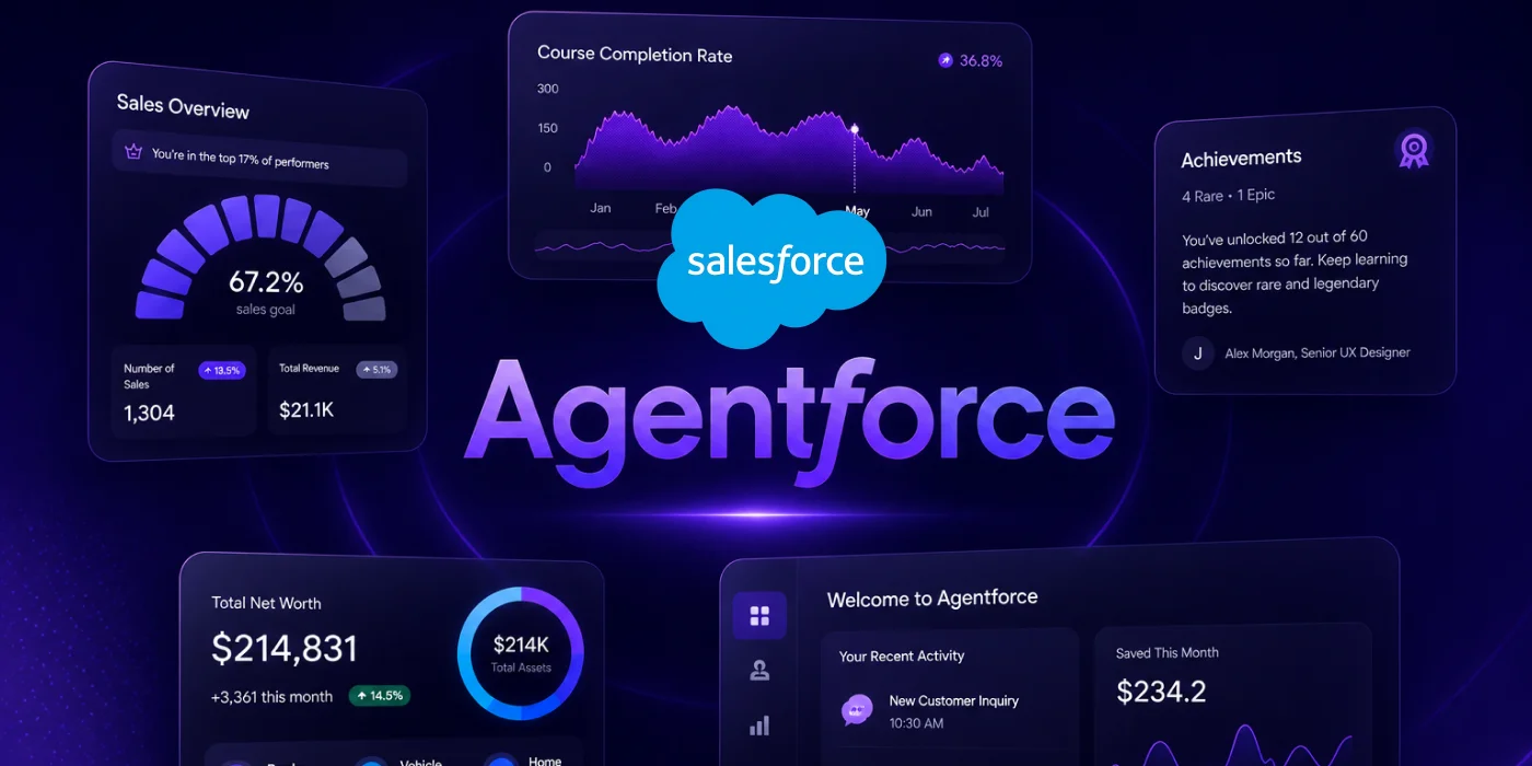 Building a custom UI for Salesforce Agentforce to add recent chats and for better experience